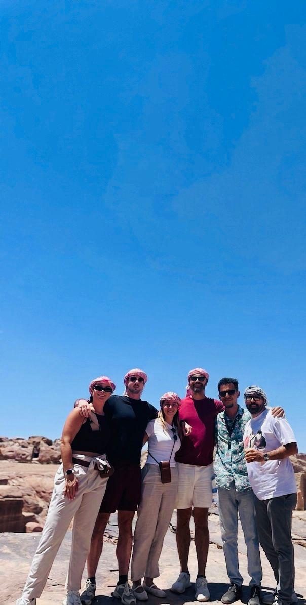 Guests enjoying a day in Petra