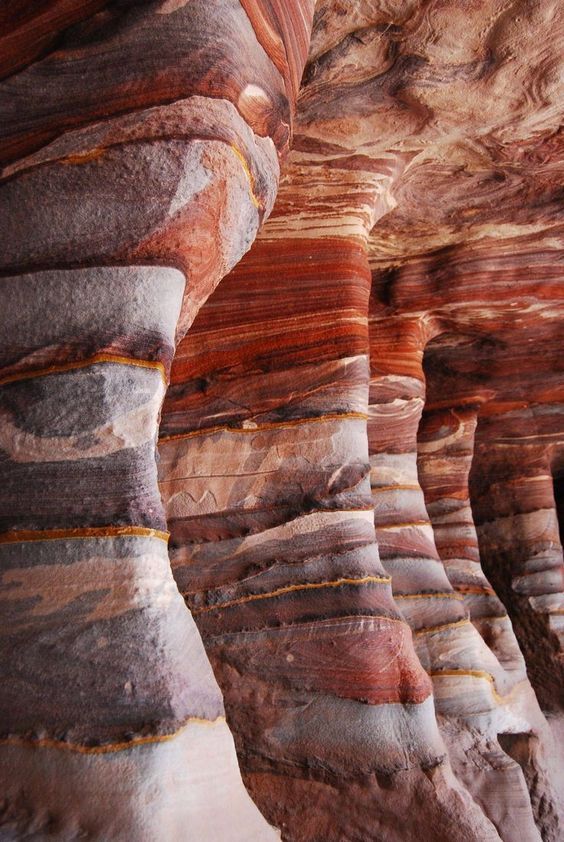 Sandstone passage in Petra